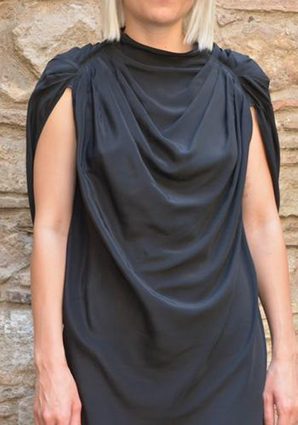 RICK OWENS CLAUDETTE DRESS BLACK 50% Off-Sale Doshaburi Online Shop