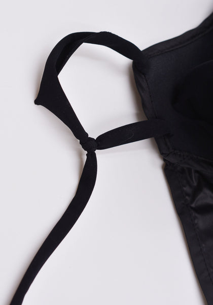 RICK OWENS RP02A7401 NZP 09 LONG MASK BLACK FW21 | DOSHABURI Online Shop