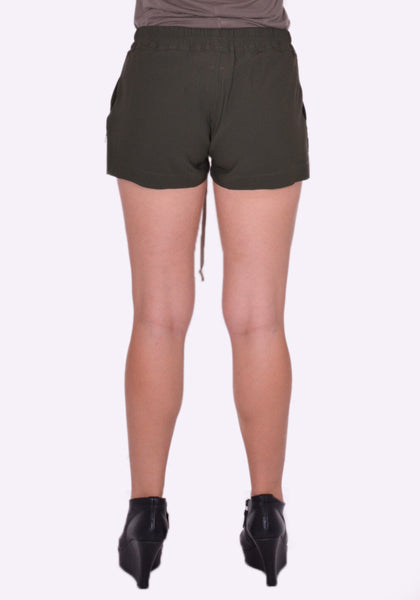 RICK OWENS RP02B6355 BOXER SHORTS GREEN FW22 | DOSHABURI Online Shop