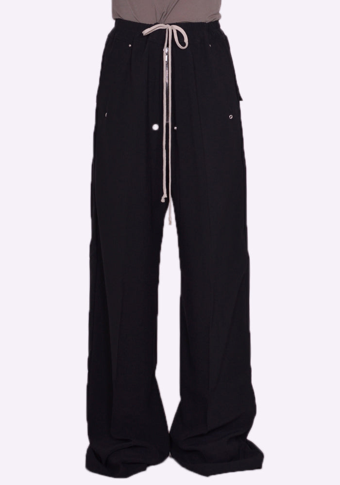 RICK OWENS GETH BELAS DRAWSTRING PANTS BLACK FW22