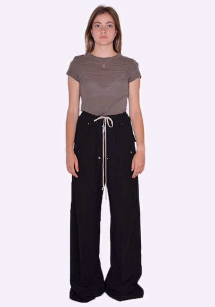 RICK OWENS GETH BELAS DRAWSTRING PANTS BLACK FW22 | DOSHABURI Online Shop