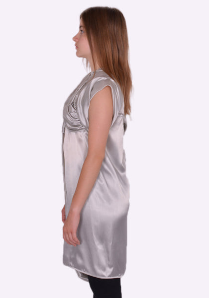 RICK OWENS RP02B6141 O ORNETTO TUNIC DRESS PEARL FW22 | DOSHABURI Online Shop