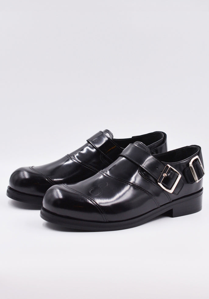 STEFAN COOKE LEATHER BIKER SHOES BLACK | DOSHABURI Online Shop