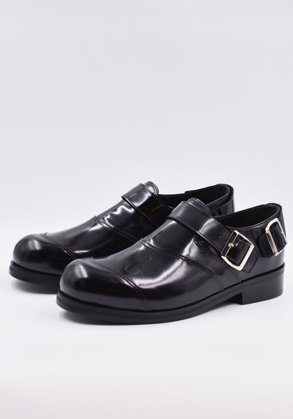 STEFAN COOKE FSTCMBKSH09009 LEATHER BIKER SHOES BLACK | DOSHABURI Online Shop