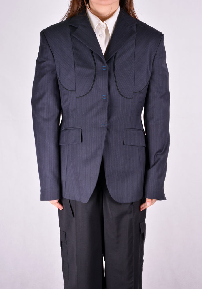 SITUATIONIST VISCOSE JUMPSUIT BLUE