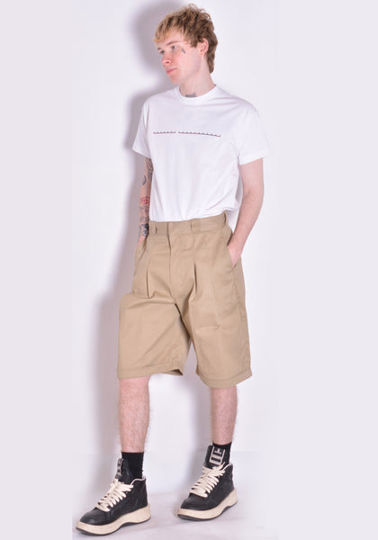 SHINYA KOZUKA DICKIES 2201SK85 SLIGHT BAGGY SHORTS BEIGE SS22 | DOSHABURI Online Shop