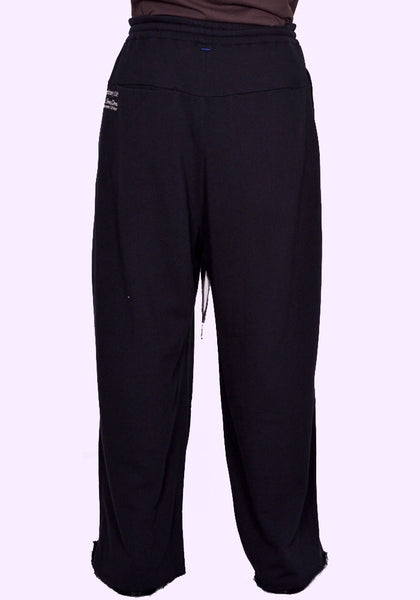 SHINYA KOZUKA 2301SK43 ORDINALY HOME BAGGY PANTS BLACK SS23 | DOSHABURI Online Shop