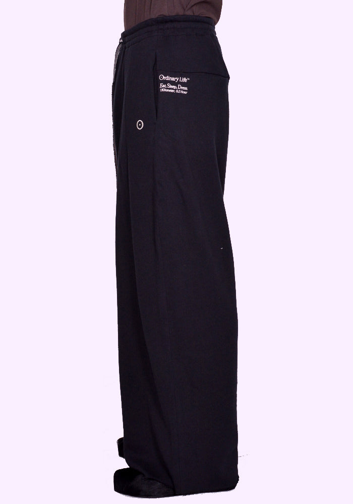 SHINYA KOZUKA ORDINALY HOME BAGGY PANTS BLACK SS   DOSHABURI Shop