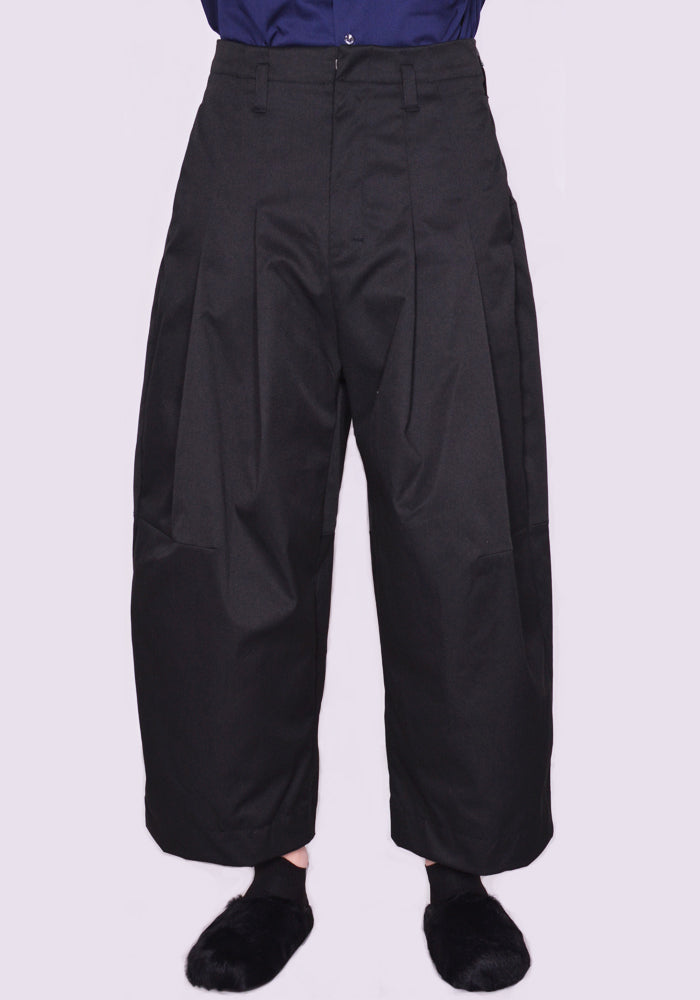 SHINYA KOZUKA MINT CONDITION BAGGY PANTS BLACK SS23