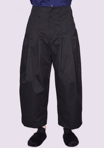 SHINYA KOZUKA 2203SK02 MINT CONDITION BAGGY PANTS BLACK SS23 | DOSHABURI Online Shop