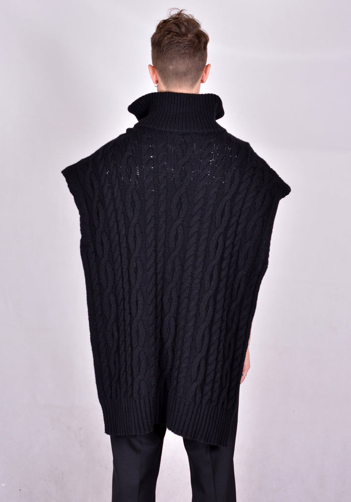 TELFAR WRAP SWEATER BLACK | 50%OFF SALE | | DOSHABURI Online Shop