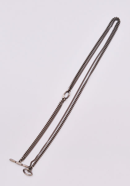 WERKSTATT MÜNCHEN M3033 SILVER NECKLACE TWO CHAINS | DOSHABURI Online Shop