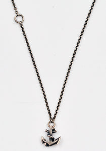 WERKSTATT MÜNCHEN M7330 CHAIN MINI NECKLACE ANCHOR | DOSHABURI Online Shop