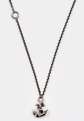 WERKSTATT MÜNCHEN M7330 CHAIN MINI NECKLACE ANCHOR | DOSHABURI Online Shop