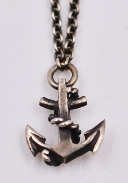 WERKSTATT MÜNCHEN M7330 CHAIN MINI NECKLACE ANCHOR | DOSHABURI Online Shop