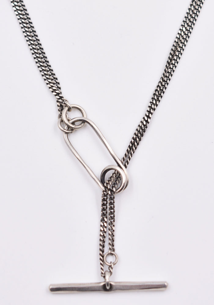 WERKSTATT MÜNCHEN M3015 SILVER CHAIN NECKLACE CURL | DOSHABURI Shop