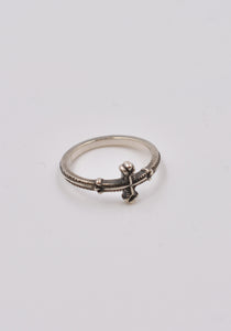 WERKSTATT MÜNCHEN M1711 SILVER RING SYMBOL CROSS | DOSHABURI Online Shop