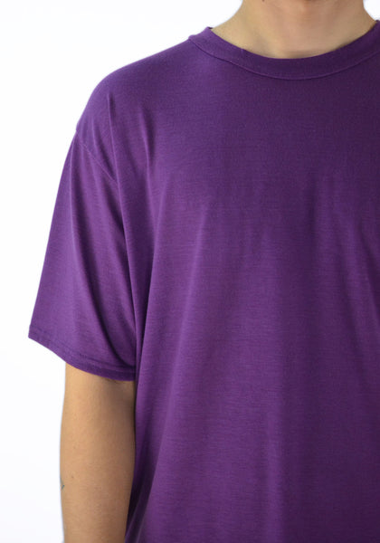 YUIKI SHIMOJI OVERSIZE T-SHIRT PURPLE - DOSHABURI Shop