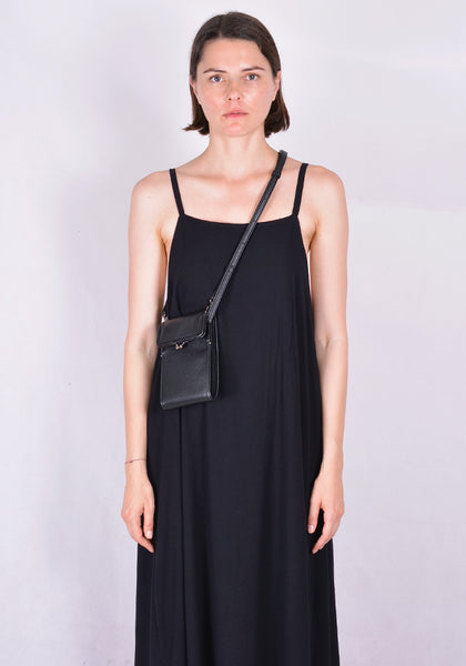 YOHJI YAMAMOTO DISCORD DR-A04-790 CLASP WALLET SHOULDER (M) BLACK | DOSHABURI Online Shop