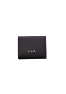 YOHJI YAMAMOTO DISCORD DN-A08-707-4 SMALL TRI-FOLDED WALLET BLACK - DOSHABURI Shop