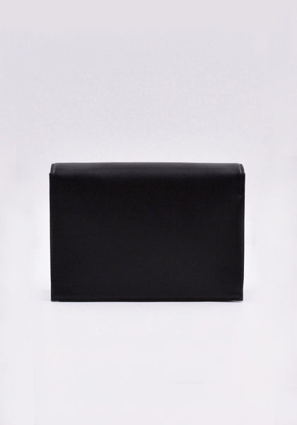 YOHJI YAMAMOTO DISCORD DX-I09-707 QUADERNA SMALL CLUTCH BLACK | DOSHABURI Online Shop