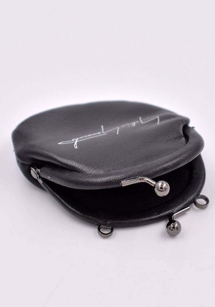 discord Yohji Yamamoto Coin Case Leather BLK Men's | eBay