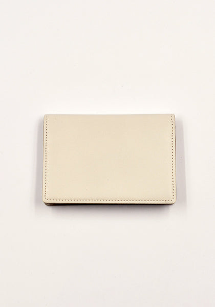 YOHJI YAMAMOTO DISCORD DD-A07-705 LEATHER CARD HOLDER LIGHT GREY | DOSHABURI Online Shop