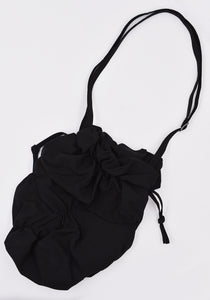 YOHJI YAMAMOTO DISCORD DG-I38-232-1-02 ANANAS SHOULDER BAG BLACK | DOSHABURI Online Shop