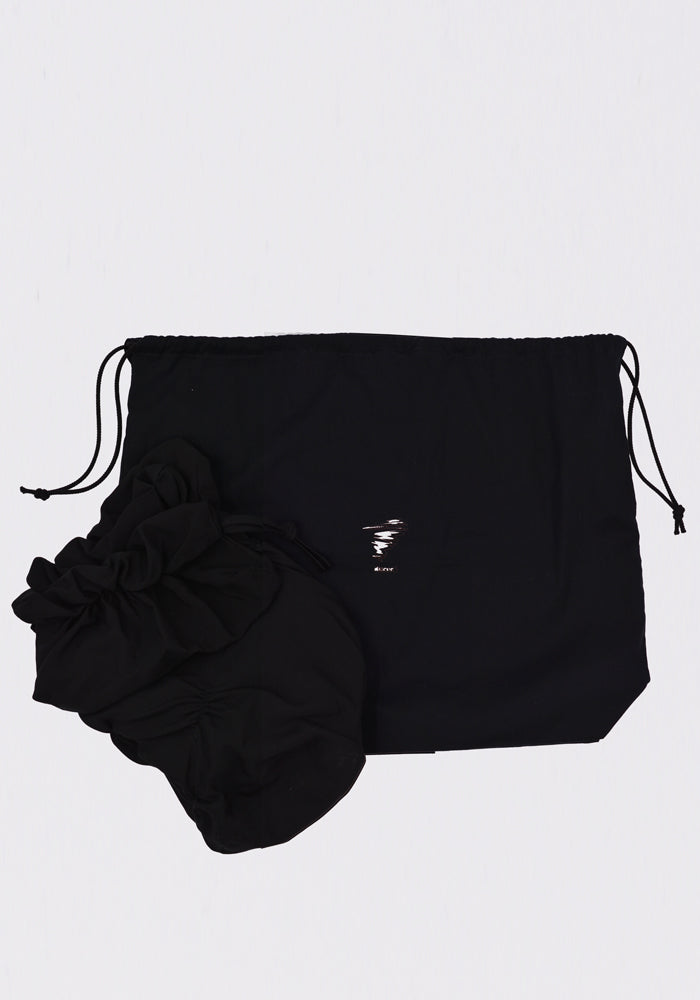 YOHJI YAMAMOTO DISCORD ANANAS SHOULDER BAG BLACK | DOSHABURI Shop